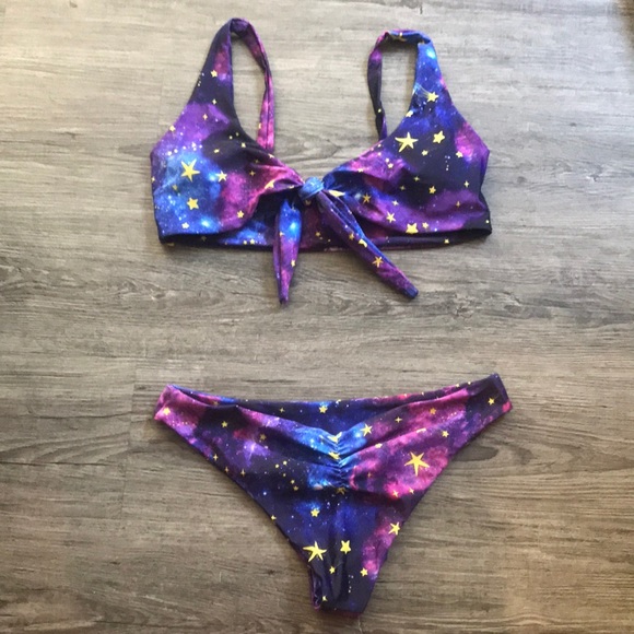 Galaxy Tie Top Bikini - Picture 2 of 7
